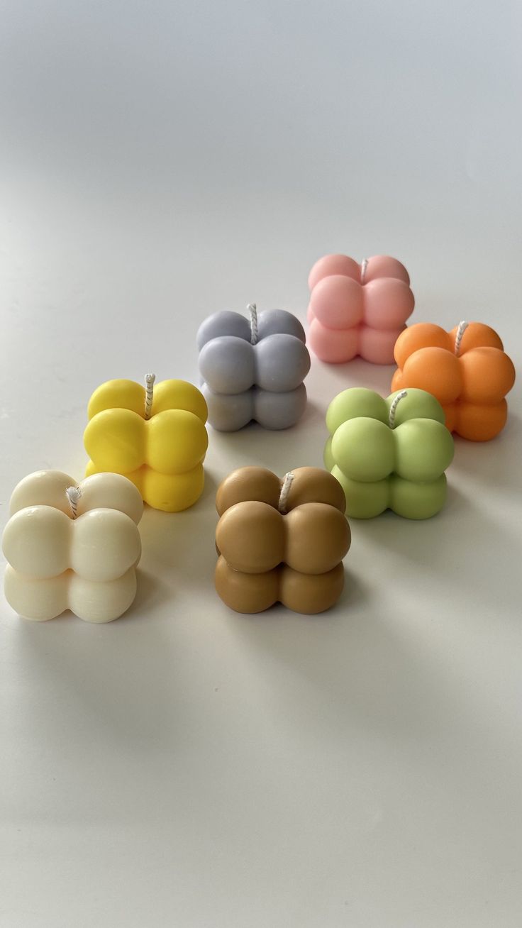 Bubble Candles pack of 4