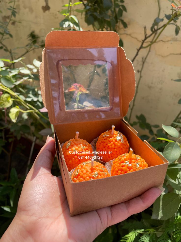 Laddoo Candles  pack of 4